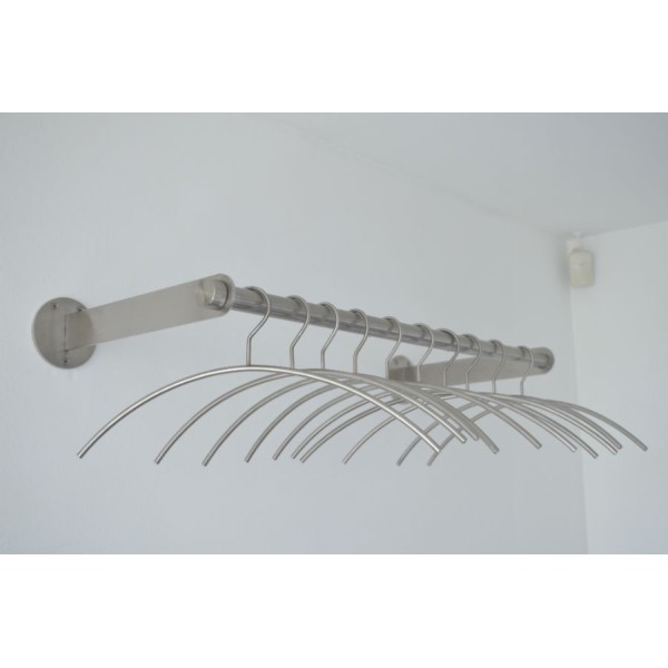 RVS kapstok voor hangers - Art.nr. 02-1000